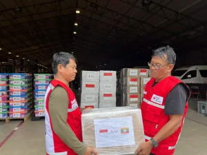 PMI Kirim 7 Ton Bantuan untuk Korban Gempa Myanmar